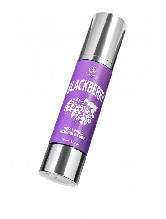 Массажное масло 2-в-1 Blackberry Hot Effect с разогревающим эффектом и вкусом ежевики - 50 мл. - Secret Play - купить с доставкой в Новошахтинске