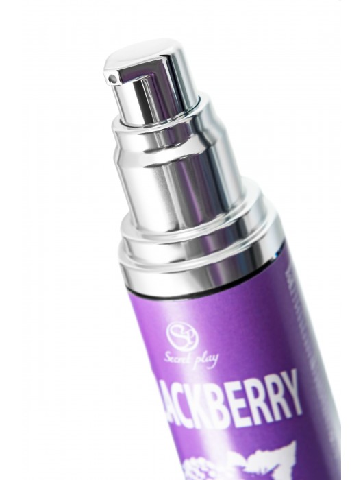 Массажное масло 2-в-1 Blackberry Hot Effect с разогревающим эффектом и вкусом ежевики - 50 мл. - Secret Play - купить с доставкой в Новошахтинске