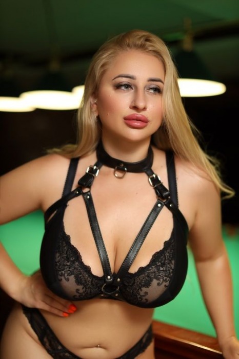 Черная кожаная сбруя с ошейником plus size из нежной кожи - БДСМ Арсенал - купить с доставкой в Новошахтинске