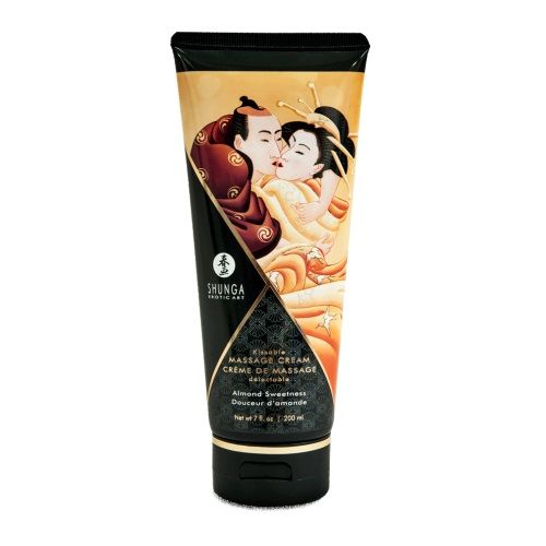 Массажный крем для тела с ароматом миндаля Almond Sweetness - 200 мл. - Shunga - купить с доставкой в Новошахтинске