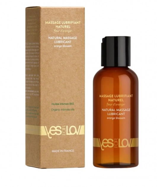 Натуральная массажная смазка Natural Lubricant Orange Blossom - 100 мл. - YESforLOV - купить с доставкой в Новошахтинске