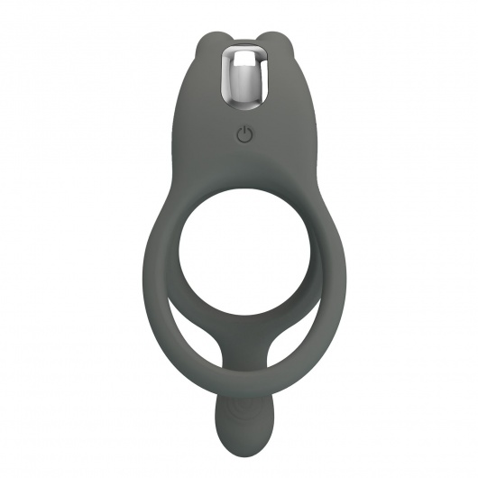 Серое эрекционное виброкольцо Dwayne - Baile - в Новошахтинске купить с доставкой