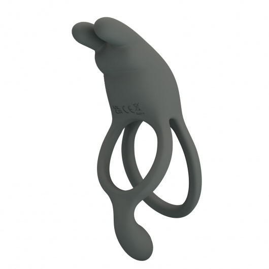 Серое эрекционное виброкольцо Dwayne - Baile - в Новошахтинске купить с доставкой