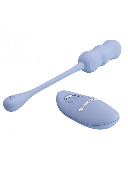 Голубое виброяйцо Leshy с пультом ДУ - Baile