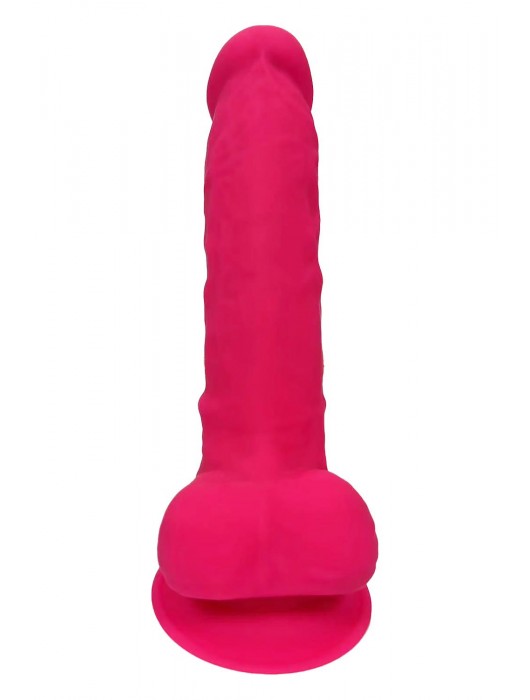 Розовый фаллоимитатор Dildo With Balls 7Inch - 17,7 см. - Dream Toys
