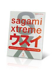 Ультратонкий презерватив Sagami Xtreme SUPERTHIN - 1 шт. - Sagami - купить с доставкой в Новошахтинске