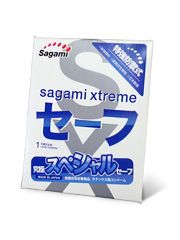 Презерватив Sagami Xtreme Ultrasafe с двойным количеством смазки - 1 шт. - Sagami - купить с доставкой в Новошахтинске
