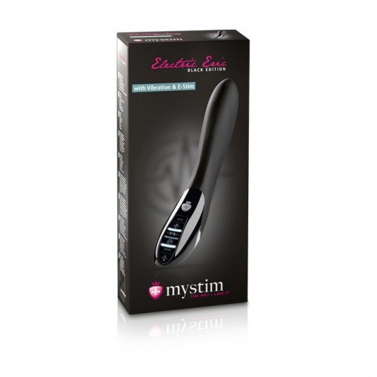 Черный вибратор с миостимуляцией Mystim Electric Eric Black Edition - 27 см. - MyStim - купить с доставкой в Новошахтинске
