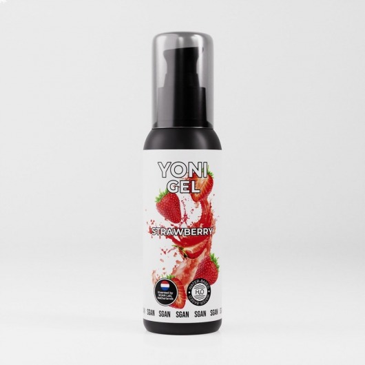 Лубрикант для орального секса SGAN со вкусом клубники - 100 мл. - SGAN - купить с доставкой в Новошахтинске
