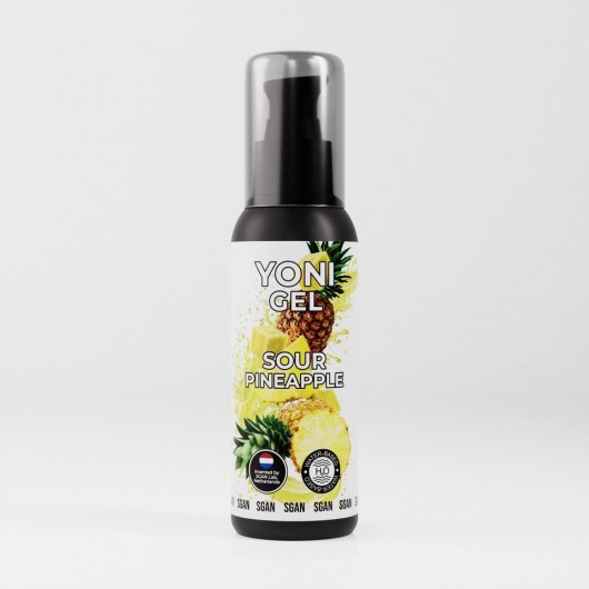 Лубрикант для орального секса SGAN со вкусом кислого ананаса - 100 мл. - SGAN - купить с доставкой в Новошахтинске