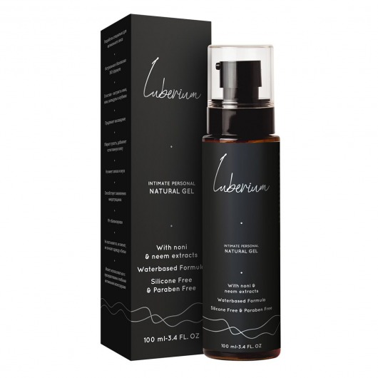 Интимный гель на водной основе с экстрактами нони и нима Luberium Natural Gel - 100 мл. - Luberium - купить с доставкой в Новошахтинске