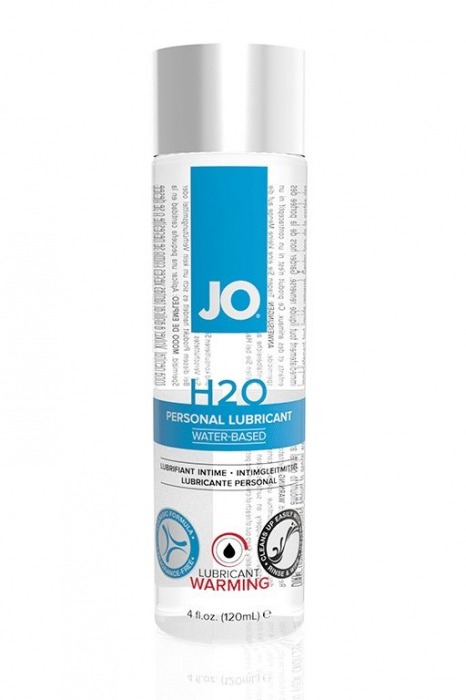 Возбуждающий лубрикант на водной основе JO Personal Lubricant H2O Warming - 120 мл. - System JO - купить с доставкой в Новошахтинске