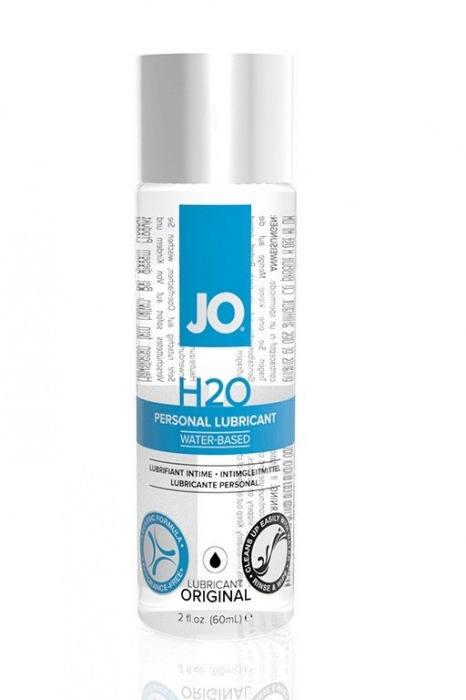 Нейтральный лубрикант на водной основе JO Personal Lubricant H2O - 60 мл. - System JO - купить с доставкой в Новошахтинске