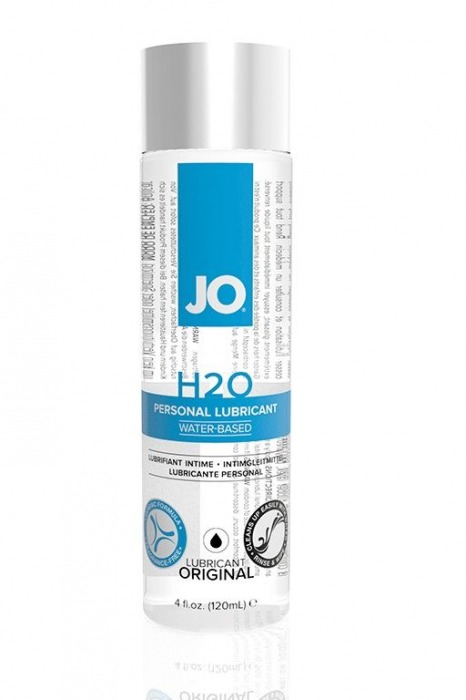 Нейтральный лубрикант на водной основе JO Personal Lubricant H2O - 120 мл. - System JO - купить с доставкой в Новошахтинске