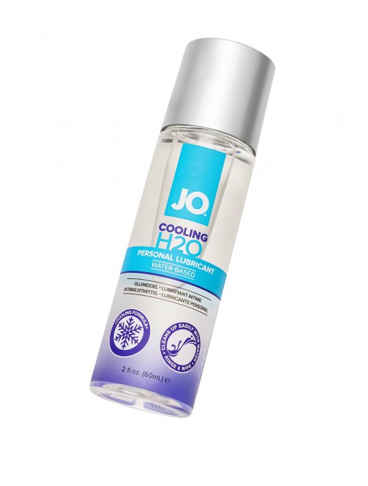 Охлаждающий лубрикант на водной основе JO Personal Lubricant H2O COOLING - 60 мл. - System JO - купить с доставкой в Новошахтинске