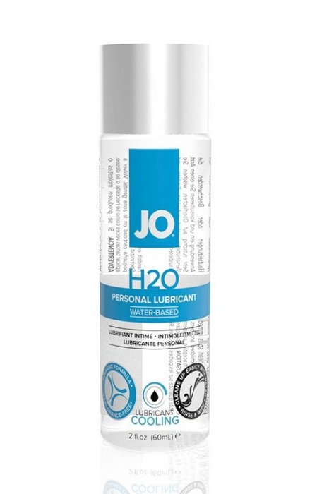 Охлаждающий лубрикант на водной основе JO Personal Lubricant H2O COOLING - 60 мл. - System JO - купить с доставкой в Новошахтинске