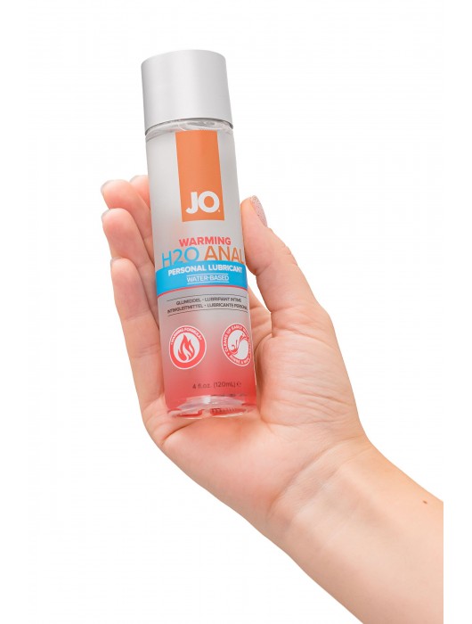 Анальный согревающий лубрикант на водной основе JO Anal H2O Warming - 120 мл. - System JO - купить с доставкой в Новошахтинске