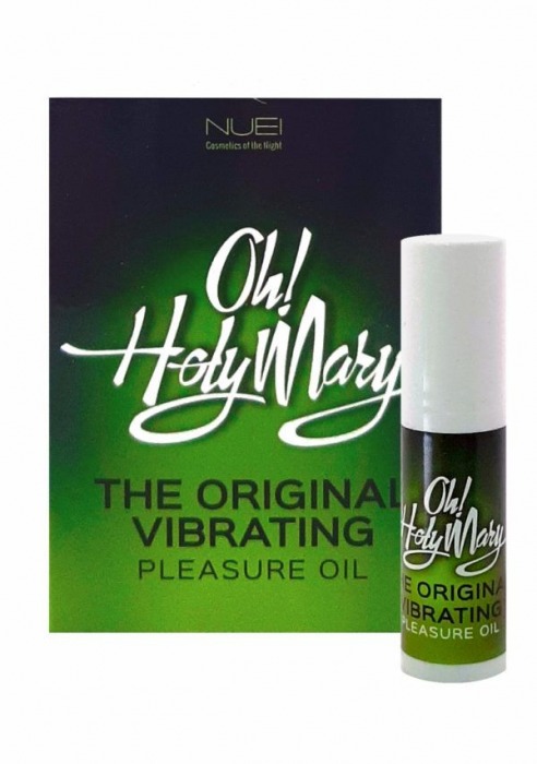 Масло унисекс с эффектом вибрации Oh! Holy Mary - 6 мл. - Nuei cosmetics - купить с доставкой в Новошахтинске