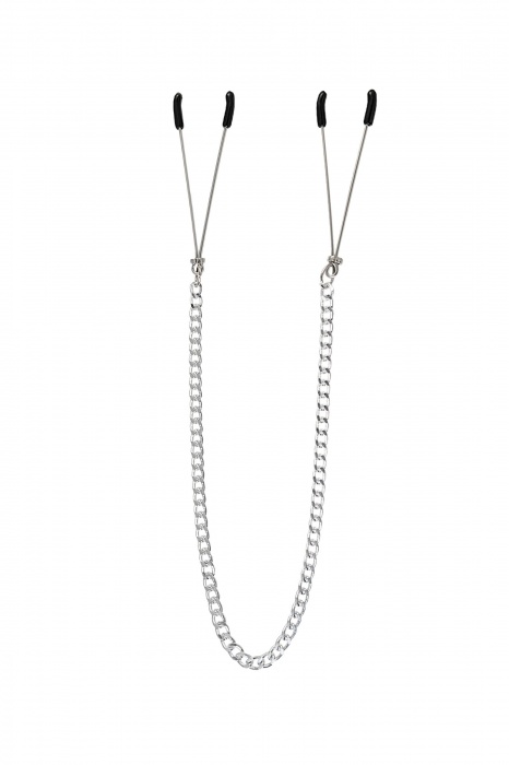 Зажимы на соски «Вилки» на цепочке - Pecado - купить с доставкой в Новошахтинске