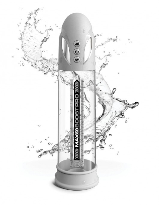Белая вакуумная автоматическая помпа Max Boost Pro Flow - Pipedream - в Новошахтинске купить с доставкой