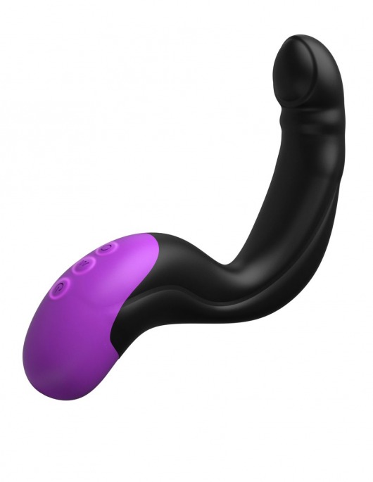 Черно-фиолетовый вибромассажёр простаты Hyper-Pulse P-Spot Massager - Pipedream - в Новошахтинске купить с доставкой