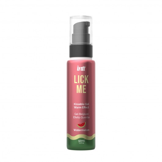 Гель Lick Me с согревающим эффектом и ароматом арбуза - 50 мл. - INTT - купить с доставкой в Новошахтинске