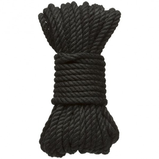 Черная верёвка для связывания и фиксации Bind Tie - 9,14 м. - Doc Johnson - купить с доставкой в Новошахтинске