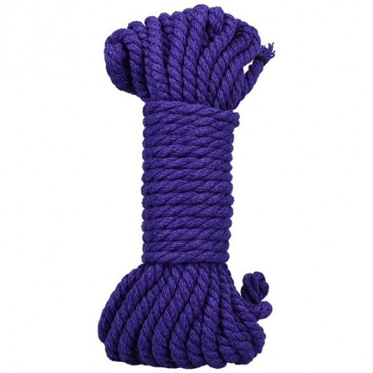 Фиолетовая верёвка для связывания и фиксации Bind Tie - 9,14 м. - Doc Johnson - купить с доставкой в Новошахтинске