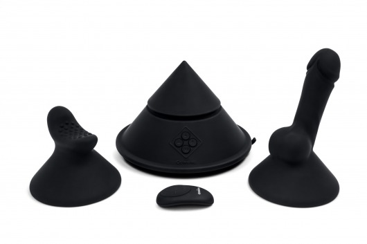 Конусный вибромассажер Cowgirl Cone с 2 насадками - CowGirl - купить с доставкой в Новошахтинске