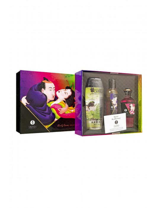 Подарочный набор Fruity Kisses из 3 предметов - Shunga - купить с доставкой в Новошахтинске