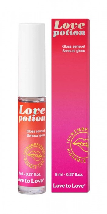 Возбуждающий блеск для губ Love Potion - 8 мл. - Love to Love - купить с доставкой в Новошахтинске