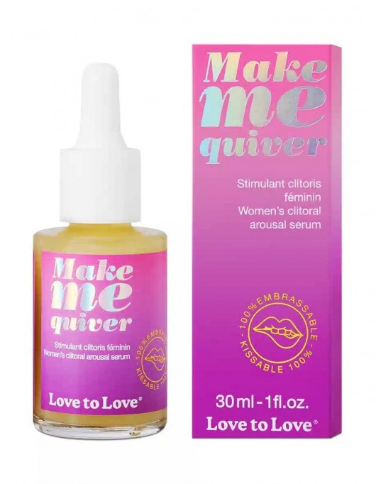 Возбуждающие капли для клитора Make Me Quiver - 30 мл. - Love to Love - купить с доставкой в Новошахтинске
