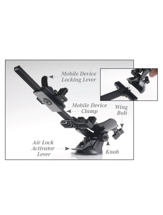 Перезаряжаемый мастурбатор-вагина с держателем для мобильных устройств Extreme Toyz Me - Pipedream - в Новошахтинске купить с доставкой