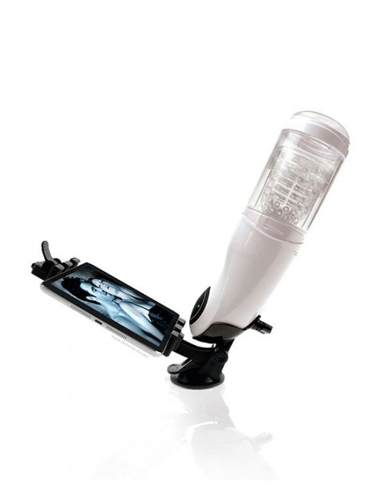 Перезаряжаемый мастурбатор-вагина с держателем для мобильных устройств Extreme Toyz Me - Pipedream - в Новошахтинске купить с доставкой