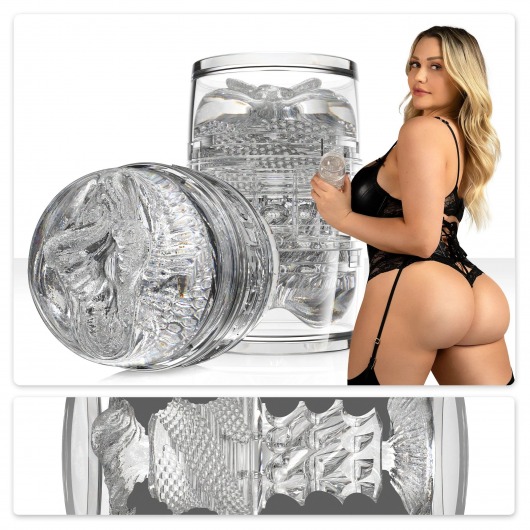 Прозрачный двусторонний мастурбатор Fleshlight Quickshot Mia Malkova - Fleshlight - в Новошахтинске купить с доставкой