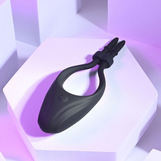 Черное эрекционное вибролассо Perfect Fit - Zero Tolerance - в Новошахтинске купить с доставкой