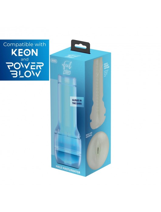 Люминесцентный мастурбатор-вагина FeelGlow Stroker - Kiiroo - в Новошахтинске купить с доставкой