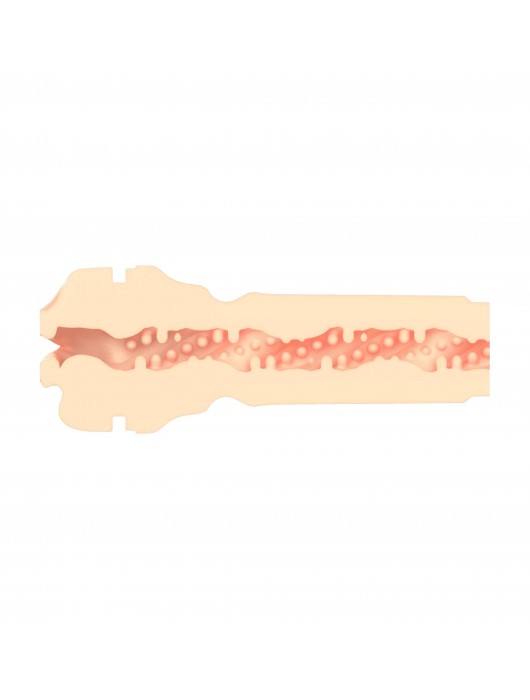 Телесный мастурбатор-ротик Feel Stroker Mouth - Kiiroo - в Новошахтинске купить с доставкой