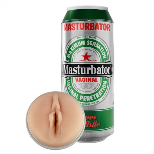 Мастурбатор-вагина Heineken Vagina II - Adrien Lastic - в Новошахтинске купить с доставкой