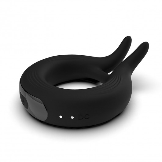 Черное эрекционное кольцо Marry Me Rechargeable Vibrating Cockring - Adrien Lastic - в Новошахтинске купить с доставкой