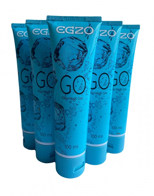 Набор из 5 пролонгирующих лубрикантов на водной основе Egzo Go (по 100 мл.) - EGZO - купить с доставкой в Новошахтинске