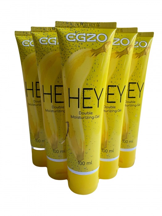 Набор из 5 анальных лубрикантов на водной основе Egzo Hey (по 100 мл.) - EGZO - купить с доставкой в Новошахтинске
