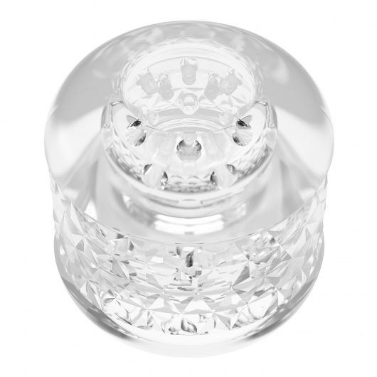 Прозрачный сквозной мастурбатор Crystle - Baile - в Новошахтинске купить с доставкой