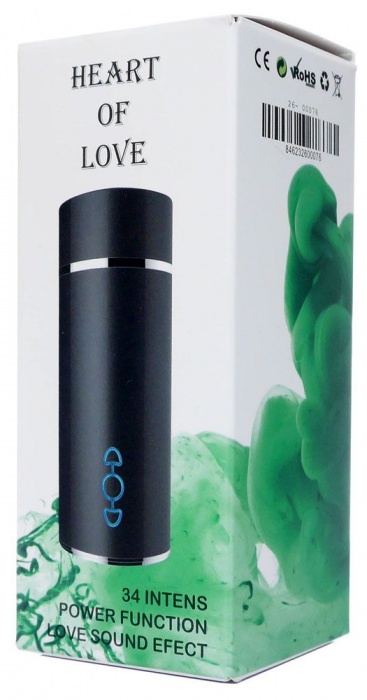 Мастурбатор-вагина с вибрацией Heart Of Love в колбе в форме сердца - Boys of Toys - в Новошахтинске купить с доставкой