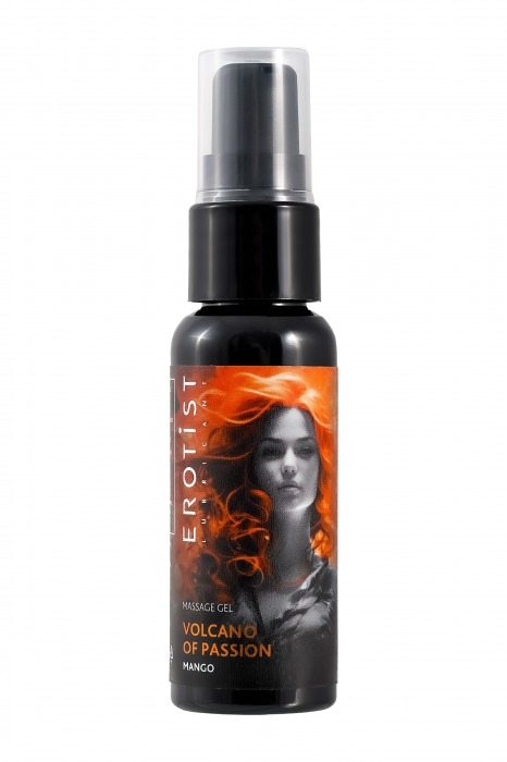 Гель с эффектом вибрации Volcano Of Passion со вкусом манго - 25 мл. - Erotist Lubricants - купить с доставкой в Новошахтинске