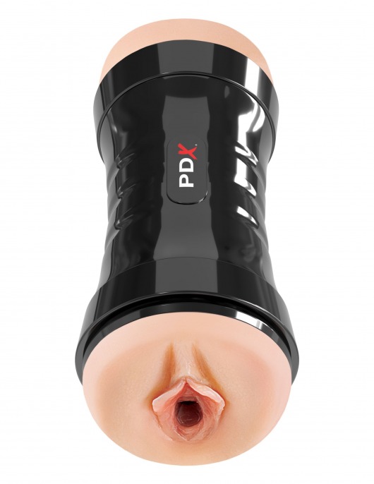 Двусторонний мастурбатор в колбе Super Flip-A-Pussy Over - Pipedream - в Новошахтинске купить с доставкой