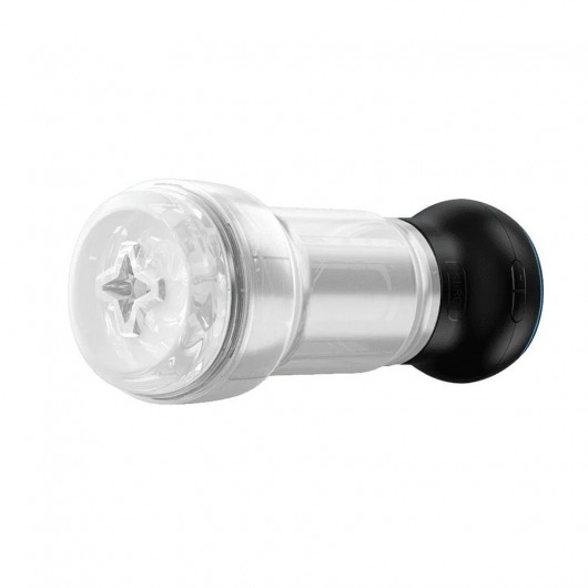 Набор PowerBlow   Feel Pocket Stroker Crystal: мастурбатор и интерактивная насадка - Kiiroo - в Новошахтинске купить с доставкой