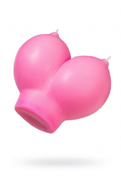 Розовая свеча «Сиськи» - 150 гр. - Pecado - купить с доставкой в Новошахтинске