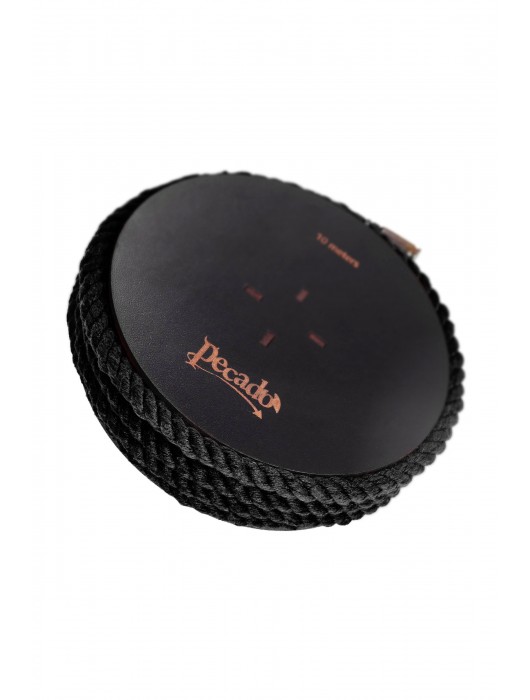 Черная веревка для шибари на катушке - 10 м. - Pecado - купить с доставкой в Новошахтинске