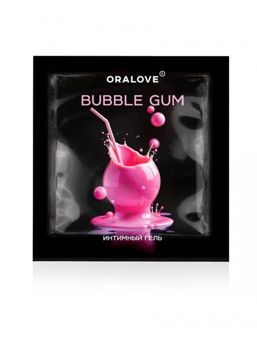 Саше съедобной оральной смазки OraLove с ароматом бабл-гам - 3 гр. - Биоритм - купить с доставкой в Новошахтинске